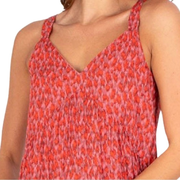 New with Tags Joie Women's Tea Rose Tiered Relaxed Fit Cotton Summer Maxi Dress - Picture 3 of 16